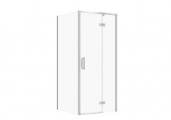 CERSANIT - SET C100 Sprchovací kút Larga, pravý, 90x80x195, chróm, číre sklo (S601-302)