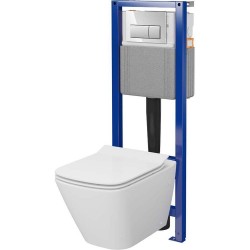 CERSANIT - Set C59 SYSTÉM 40 MECH MZ120 DUR SC EO, tlačidlo chróm lesk M (S701-830)