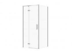 CERSANIT - SET C98 Sprchovací kút Larga, ľavý, 80x90x195, chróm, číre sklo (S601-300)