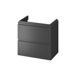 CERSANIT - Skrinka pod umývadlo MODUO SLIM 60 antracit, montáž FSC MIX70% SGSCH-COC-007574 (S590-088)