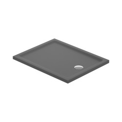 CERSANIT - Sprchová vanička obdĺžniková TAKO 100x80x4 sivá mat (S204-031)