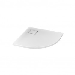 CERSANIT - Sprchová vanička TAKO SLIM 80X4, štvrťkruh + sifón (S601-119)