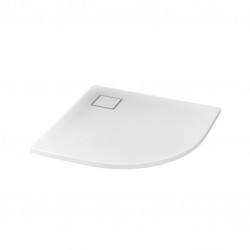 CERSANIT - Sprchová vanička TAKO SLIM 90X4, štvrťkruh + sifón (S601-120)