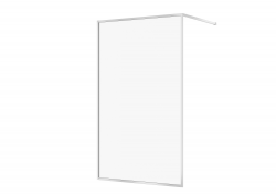 CERSANIT - Sprchovací kút WALK-IN LARGA CHROM 120X200 TRANSPARENT SKLO (S932-137)
