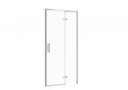 CERSANIT - Sprchové dvere LARGA chróm 100X195, pravé, číre sklo (S932-117)