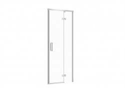 CERSANIT - Sprchové dvere LARGA chróm 80X195, pravé, číre sklo (S932-115)