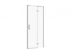 CERSANIT - Sprchové dvere LARGA chróm 90X195, pravé, číre sklo (S932-116)