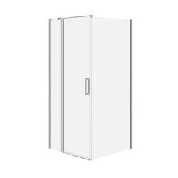 CERSANIT - Súprava B847: kút MODUO, pánt ľavý, 90x90x195, číre sklo VIR (S601-212)
