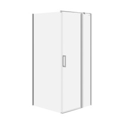 CERSANIT - Súprava B848: kút MODUO, pánt pravý, 90x90x195, číre sklo VIR (S601-213)