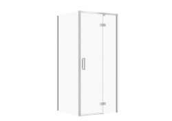 CERSANIT - Súprava B849: kút LARGA, pánt pravý, chróm 80x80x195, číre sklo VIR (S601-214)