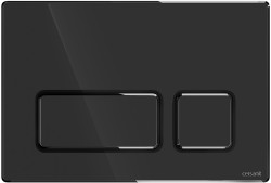 CERSANIT - Tlačidlo block gun metal lesk (K97-0447)