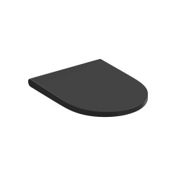 CERSANIT - Toaletné sedátko LARGA ovál SLIM WRAP DUR SC EO ONE BUTTON antracit BOX (K98-0266)