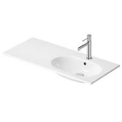 CERSANIT - Umývadlo pre zapustenie do pracovnej dosky ZEN 100 vľavo s hornou časťou BOX EW (K117-006)