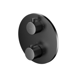 CERSANIT - Vano-sprchová batéria podomietková termostatická s boxom ZEN gun metal black (S951-804)