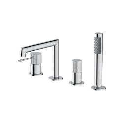 CERSANIT - Vaňo-sprchová viacotvorová stojanková batéria ZEN, chróm (S951-565)