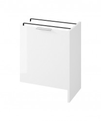 CERSANIT - Vstavaná skrinka na práčku s dverami CITY, biela DSM (S584-027-DSM)