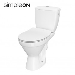 CERSANIT - WC KOMBI 696 CERSANIA SIMPLEON 010 3/ 6L+DUROPLAST SLIM SEDADLO SOFTCLOSE (K11-2338)