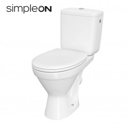 CERSANIT - WC KOMBI 698 CERSANIA II. SIMPLEON 010 3/6L+DUROPLAST SEDADLO SOFTCLOSE (K11-2339)