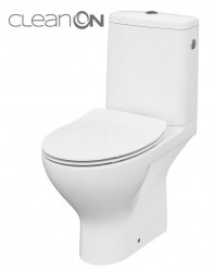 CERSANIT - WC KOMBI MODUO 43 cm 670 010 3/5 CLEAN ON, SEDADLO SLIM DUROPLAST-SOFT CLOSE (K116-029)