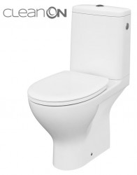 CERSANIT - WC KOMBI MODUO 43 cm 672 010 3/5 CLEAN ON, SEDADLO DUROPLAST-SOFT CLOSE (K116-030)