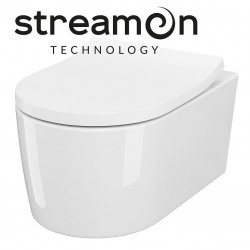 CERSANIT - Závesná WC misa INVERTO so systémom STREAM ON, bez sedátka (K671-001)