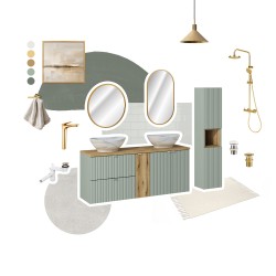 COMAD - Doska 80cm, LINE REED GREEN (5907611663646)