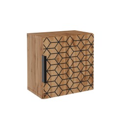 COMAD - Horná skrinka Qubik 30x30cm 1 dvierka DIAMOND WOTAN (5907611660225)
