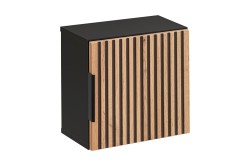 COMAD - Horná skrinka Qubik 35x35cm XILO BLACK WOTAN (5907611656402)