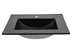 COMAD - Nábytkové umývadlo LAVA BLACK 60cm (5907441298537)