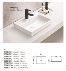 COMAD - Nábytkové umývadlo RITA 50cm (5907611655467)