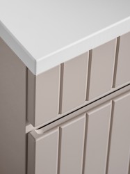 COMAD - Skrinka pod umývadlo 100cm 1 szuflada ICONIC CASHMERE (5907611656273)