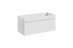 COMAD - Skrinka pod umývadlo 100cm 1 szuflada ICONIC WHITE (5907611655757)