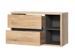 COMAD - Skrinka pod umývadlo 100cm 2 zásuvky DEVON (5907441299503)