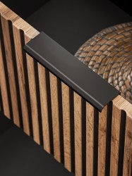 COMAD - Skrinka pod umývadlo 20x40cm XILO BLACK WOTAN (5907611656433)