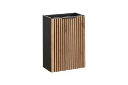 COMAD - Skrinka pod umývadlo 20x40cm XILO BLACK WOTAN (5907611656433)