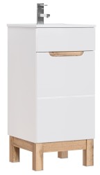 COMAD - Skrinka pod umývadlo 40cm 1 dvierka BALI biela (5907611647486)