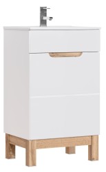 COMAD - Skrinka pod umývadlo 50cm 1 dvierka BALI biela (5907611647493)
