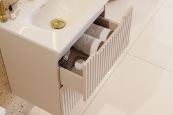 COMAD - Skrinka pod umývadlo 50cm 2 zásuvky NOVA CASHMERE (5907611665244)