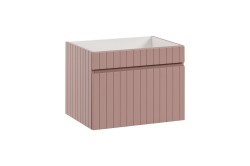 COMAD - Skrinka pod umývadlo 60cm 1 szuflada ICONIC ROSE (5907611656235)