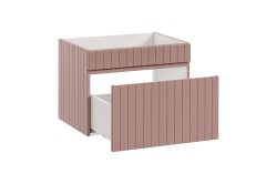 COMAD - Skrinka pod umývadlo 60cm 1 szuflada ICONIC ROSE (5907611656235)