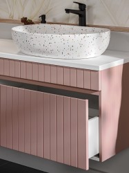 COMAD - Skrinka pod umývadlo 60cm 1 szuflada ICONIC ROSE (5907611656235)