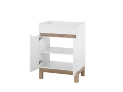 COMAD - Skrinka pod umývadlo 60cm 2 dvierka BALI biela (5907611647462)
