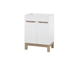 COMAD - Skrinka pod umývadlo 60cm 2 dvierka BALI biela (5907611647462)
