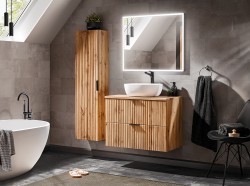 COMAD - Skrinka pod umývadlo 60cm 2 zásuvky ADEL OAK (5907611654798)