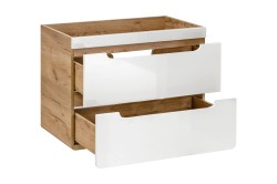 COMAD - Skrinka pod umývadlo 60cm 2 zásuvky ARUBA biela (5907611647172)