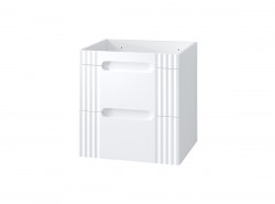 COMAD - Skrinka pod umývadlo 60cm 2 zásuvky FIJI WHITE (5907611656662)