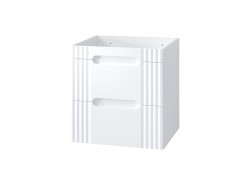 COMAD - Skrinka pod umývadlo 60cm 2 zásuvky FIJI WHITE (5907611656662)