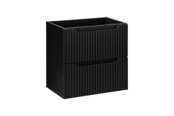 COMAD - Skrinka pod umývadlo 60cm 2 zásuvky NOVA BLACK (5907611663745)