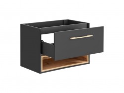 COMAD - Skrinka pod umývadlo 80cm 1 szuflada BORNEO COSMOS (5907441299763)