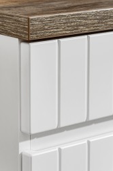 COMAD - Skrinka pod umývadlo 80cm 1 szuflada ICONIC WHITE (5907611654989)